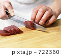 マグロを切る