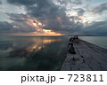 竹富島-西桟橋の夕日