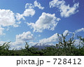 ５月のりんご畑と岩木山　弘前市