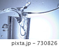水中のグラス