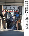 京都の先斗町の街並み