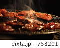 七輪で焼く肉