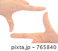 指で作る枠