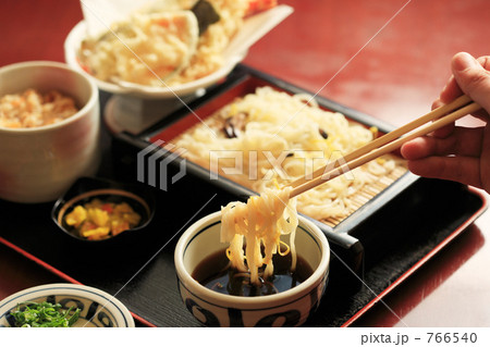 「笊うどん」の写真素材