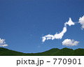 夏の空に浮かぶ日本雲