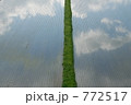 空の中の畦道