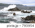 砕ける波