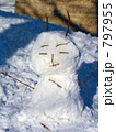 雪だるま　笑う