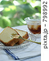 ケーキとアイスコーヒー
