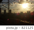 新木場駅から見た夕焼け