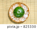 タライに氷で冷やしたスイカ タライに氷で冷やしたスイカ