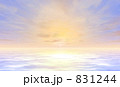 オレンジ色の空
