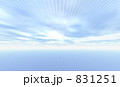 ラインの入った空