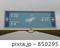 ドジャースタジアムの掲示板
