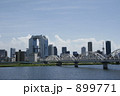 淀川から梅田を望む