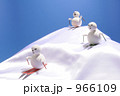 雪ダルマのスキー