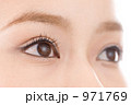 若い女性の眼
