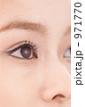 若い女性の眼