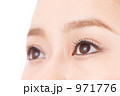 若い女性の眼