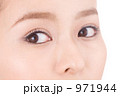 若い女性の眼