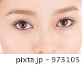 若い女性の眼