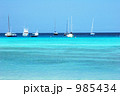 カリブ海　バルバドス　海とヨット