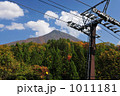 ゴールドラインから見た磐梯山の紅葉