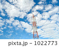 雲の表情と鉄塔のコントラスト
