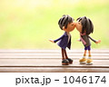 粘土で作成した恋人たち