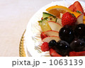 ホールのフルーツケーキアップ
