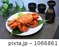 毛がにと日本酒