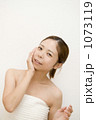 風呂上りの女性