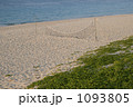 砂浜のバレーボールコート