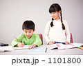 手を挙げる小学生