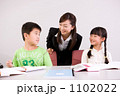 塾の先生と小学生