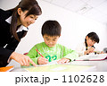 授業を受ける小学生
