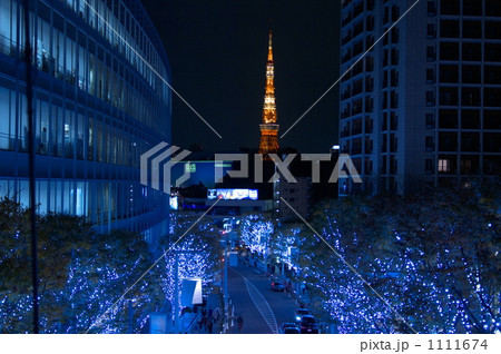 「東京タワー イルミネーション 」の写真素材