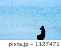 湖の外国人