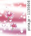 蓮の花としゃぼん玉