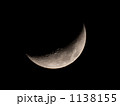 三日月のアップ