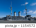戦艦三笠の側面