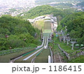 夏の大倉山ジャンプ競技場
