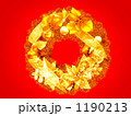 クリスマスリース金色