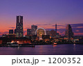 大さん橋よりみなとみらい夕景