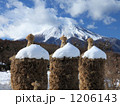冬景色の富士山