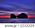 円月島の夕日