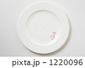 チョコペンで描いたハート付きお皿