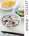 十六穀米の朝食