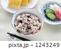 十六穀米の朝食