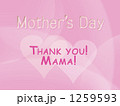 母の日のイメージグラフィック「Thank you! Mama!」ピンク